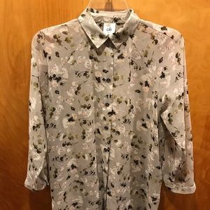 Cabi - Light Gray w/Green, White, Black, Peach XS